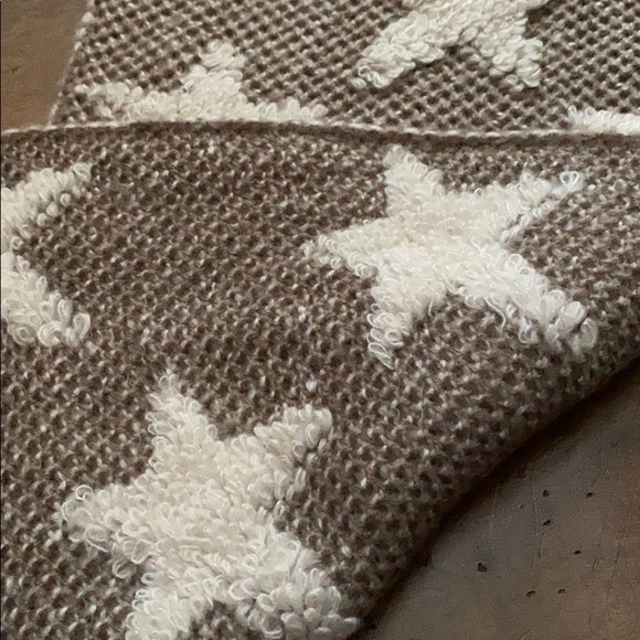 Gabriella Rocha Double Wrap Fuzzy Star Scarf Cowl - Picture 3 of 4